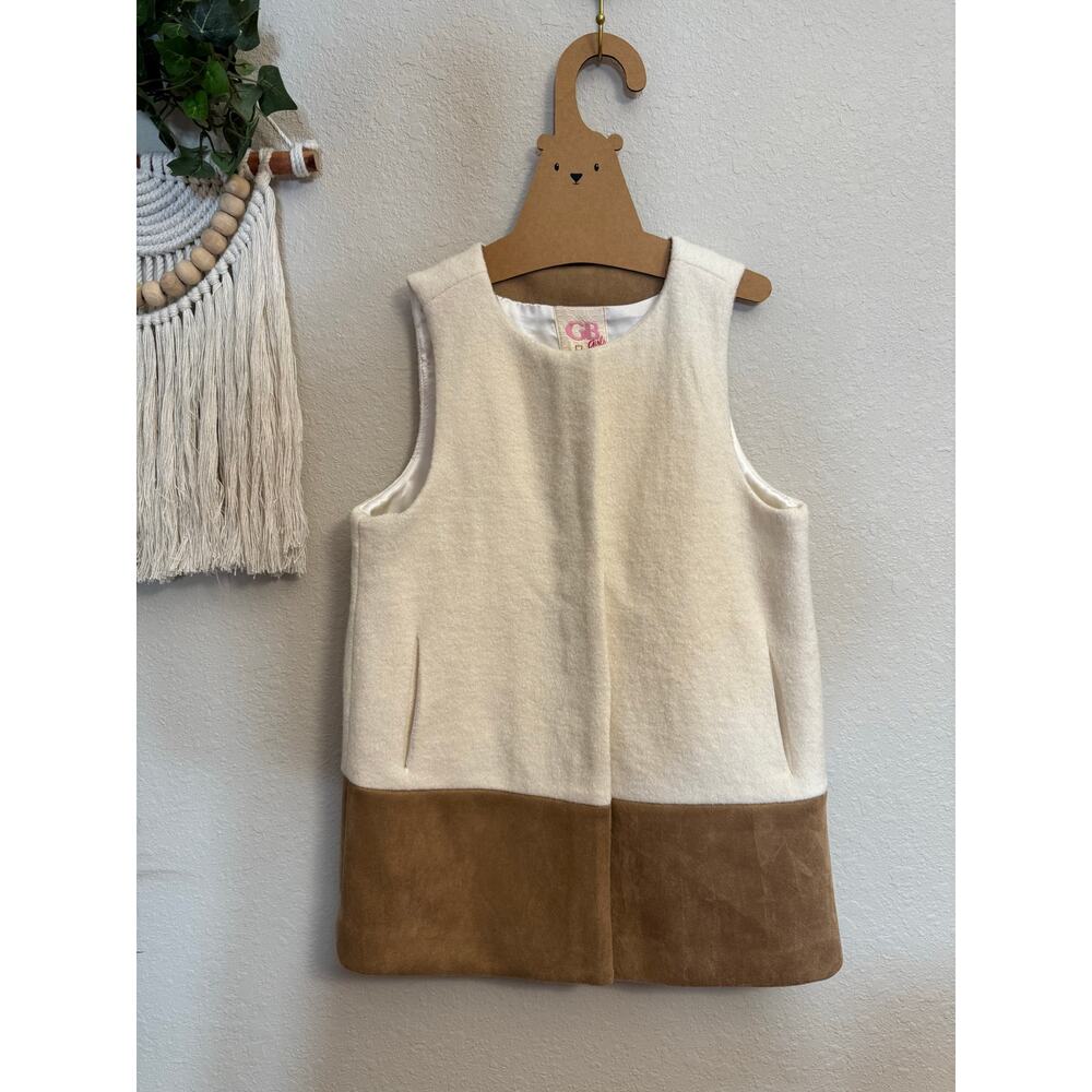 Gianni Bini Girls Colorblock Vest sz L
